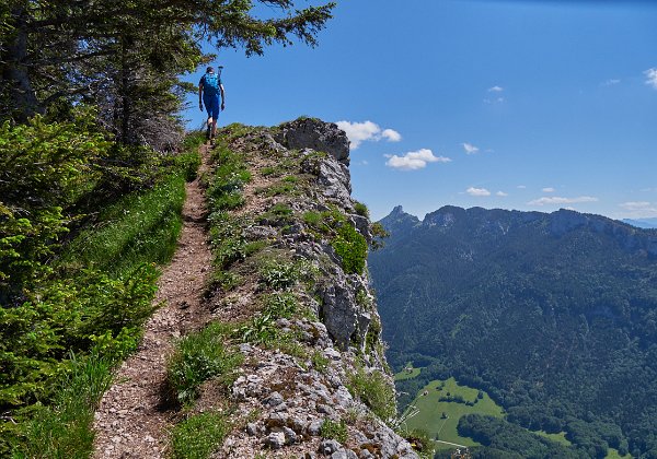 Auf dem Grat von Zellerwand zu Zellerhorn
